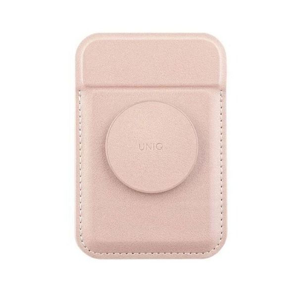 Uniq Magnetic Card Holder Grip Stand Flixa | Pink Uniq Magnetic Card Holder Grip Stand Flixa | Pink